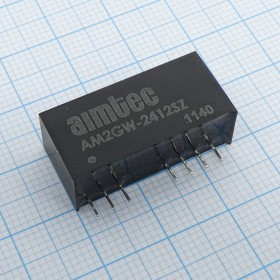 AM2GW-4805S-NZ, DC/DC, 2Вт, вх.18:72В, вых.5В/0.4А, SIP9