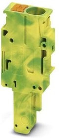 3061567, DIN Rail Terminal Blocks PP-H 6/ 1 GNYE