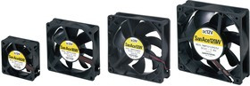 9WP0812H402, 9WP Series Axial Fan, 12 V dc, DC Operation, 61.8m³/h, 1.56W, 130mA Max, IP68, 80 x 80 x 25mm