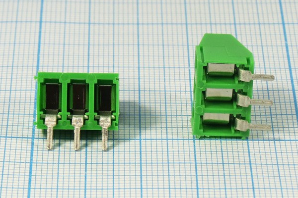 Клеммник наборный, контакты 3P5, на плату, DG128R-5,0-03P