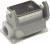 19628061290, Heavy Duty Power Connectors SURFACE MOUNTING HSG HAN 6B 2 SIDE ENTRY