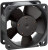 612NHU-181, DC Fans DC Tubeaxial Fan, 60x60x25mm, 12VDC, 25.3CFM, 1.8W, 37dBA, 5600RPM, Ball, IP68