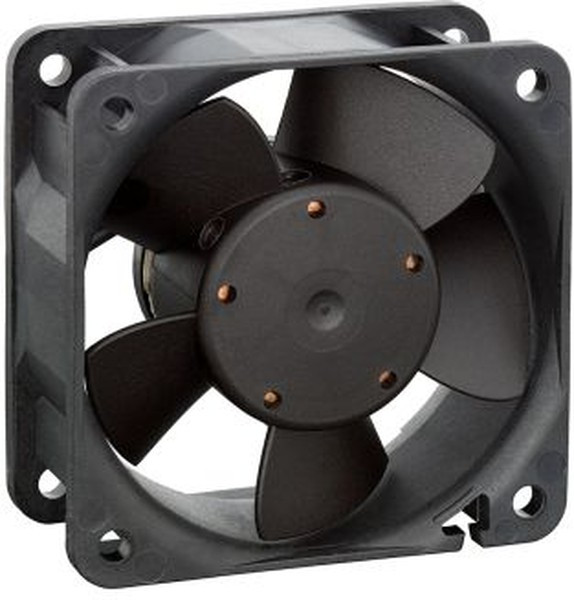 612NHU-181, DC Fans DC Tubeaxial Fan, 60x60x25mm, 12VDC, 25.3CFM, 1.8W, 37dBA, 5600RPM, Ball, IP68