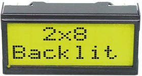 EA DIPS082-HNLED, LCD Character Display Modules & Accessories Yel/Green Contrast Yl/Grn LED Backlight EA DIPS082-HNLED, LCD Character Display Modules & Accessories Yel/Green Contrast Yl/Grn LED Backlight