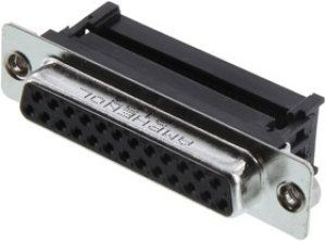 L17DBFRDA25S, D SUB CONN, RCPT, DB, 25POS, IDC/IDT L17DBFRDA25S, D SUB CONN, RCPT, DB, 25POS, IDC/IDT