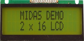 MC21605FA6WE-SPTLY, MC21605FA6WE-SPTLY Alphanumeric LCD Alphanumeric Display, 2 Rows by 16 Characters MC21605FA6WE-SPTLY, MC21605FA6WE-SPTLY Alphanumeric LCD Alphanumeric Display, 2 Rows by 16 Characters
