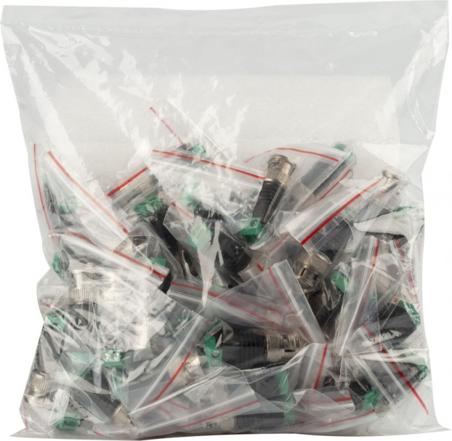 Разъем ЭРА штекер BNC с клеммной колодкой упаковка 50 шт. Б0048316