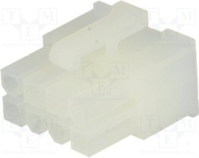 MF42-HF-08, Вилка, провод-плата, "мама", MF42, 4,2мм, PIN: 8, без контактов