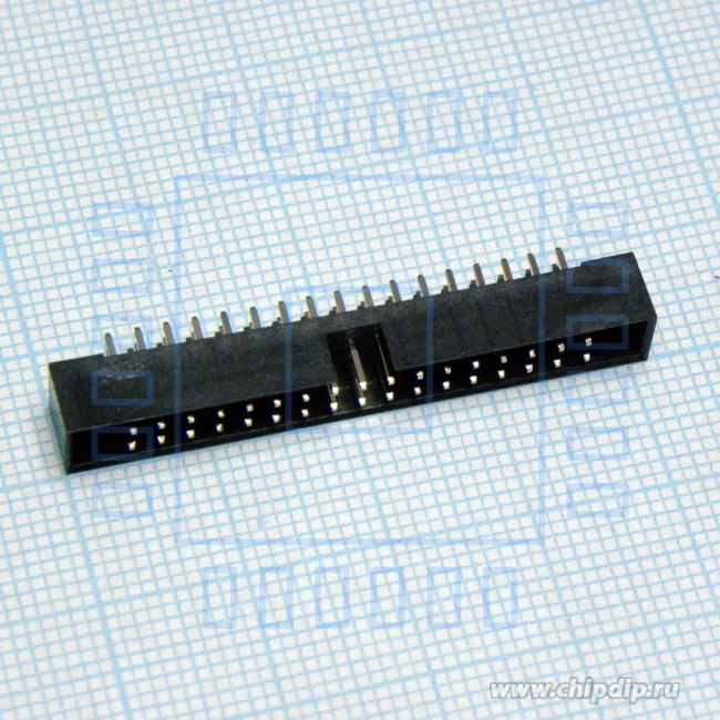 BH2-34 (DS1014-34) (IDC2-34MS), Вилка на плату прямая 34pin 2.00мм (OBSOLETE)