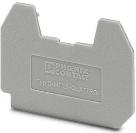 3002982, Terminal Block Tools &amp; Accessories D-MT 1 5-QUATTRO GRAY END COVER