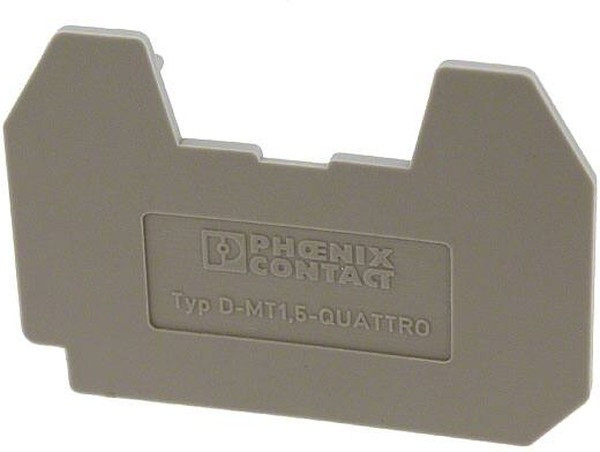 3002982, Terminal Block Tools &amp; Accessories D-MT 1 5-QUATTRO GRAY END COVER