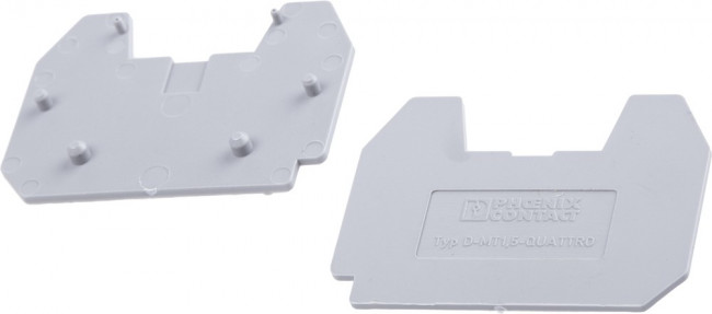 3002982, Terminal Block Tools &amp; Accessories D-MT 1 5-QUATTRO GRAY END COVER