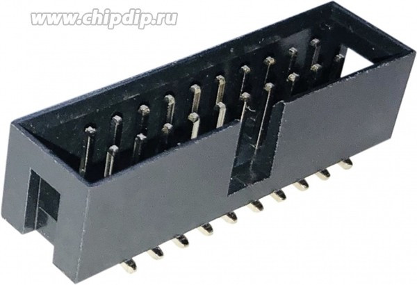 L-KLS1-202-20-T-B-B (IDC-20M SMD), Вилка на плату прямая