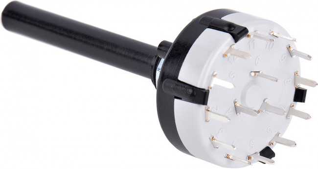 CK1061, Поворотный переключатель 3x4 Короткое Замыкание