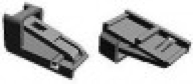 1534112-1, Connector Accessories Retainer Straight Glass Filled Polybutylene Terephthalate Black Automotive Bag