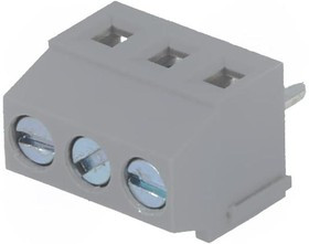 DG381-3.5-03P-11-00A(H), Клеммник на плату 3.5мм, серый