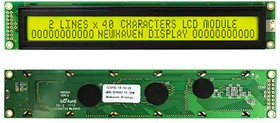 NHD-0240AZ-FL-YBW, LCD Character Display Modules & Accessories STN- Y/G Transfl 182.0 x 33.5 NHD-0240AZ-FL-YBW, LCD Character Display Modules & Accessories STN- Y/G Transfl 182.0 x 33.5
