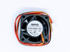 Вентилятор Servo EUDC24B4C-920 40x13мм (40x15) 24V 1.5W 0.06A 2pin/3pin