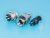 AC-M12-3, Разъем M12 3 контакта розетка на кабель, вилка на блок, тип GX12, комплект