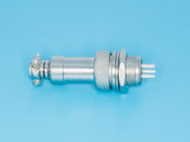 AC-M12-3, Разъем M12 3 контакта розетка на кабель, вилка на блок, тип GX12, комплект