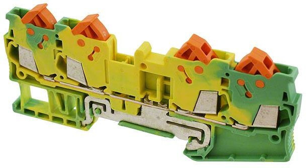 3205093, QTC 1.5-QUATTRO-PE Series Green/Yellow Earth Terminal Block, 0.25 1.5mm², Single-Level, Quick 3205093, QTC 1.5-QUATTRO-PE Series Green/Yellow Earth Terminal Block, 0.25 1.5mm², Single-Level, Quick