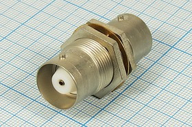 Высокочастотный переходник гнездо на гнездо; №12732 СР75- 50ФВ\пан гайка\В16,5\[переход Г-Г]