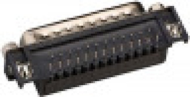 DRB-25MA (DS1037-25M), Вилка 25 pin на плату 7.2мм
