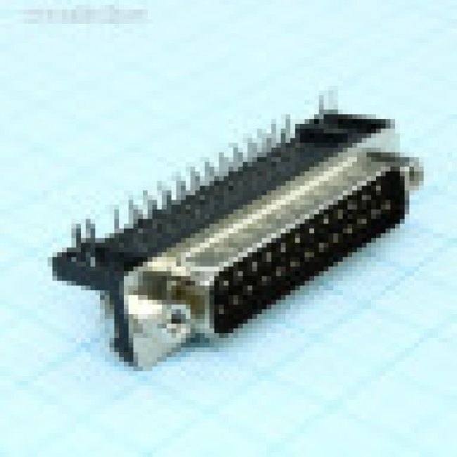 DRB-25MA (DS1037-25M), Вилка 25 pin на плату 7.2мм