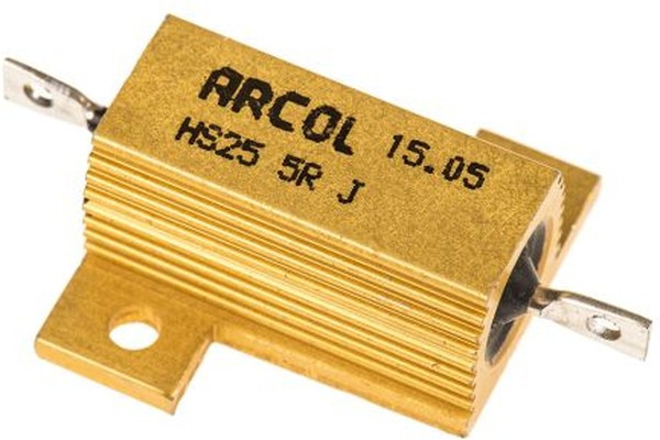 HS25 5R J, Wirewound Resistor 25W, 5Ohm, 5%