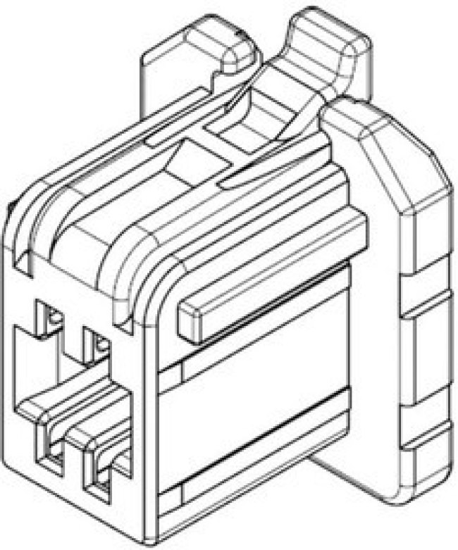 2045230601, Conn Housing RCP 6 POS 1.25mm Crimp ST Cable Mount Black Bag 2045230601, Conn Housing RCP 6 POS 1.25mm Crimp ST Cable Mount Black Bag