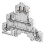 ZK2.5-T3, DIN Rail Terminal Blocks Aut SNK PI-Spring