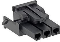 200453-1003, Mini-Fit Sigma Receptacle Housing, 3 Poles, 1 Rows, 4.2mm Pitch