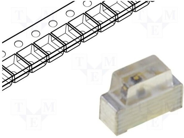 KPA-1606QBC-G, LED; SMD; 0602; blue; 70?150mcd; 1.6x1.2x0.6mm; 110°; 3.3?4V; 20mA