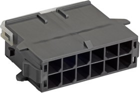 105411-0104, Корпус разъема, Mega-Fit 105411, Штекер, 4 вывод(-ов), 5.7 мм