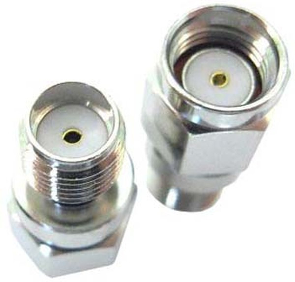 ADAPT/SMAF/SMAM/RP, Straight RF Adapter SMA Socket to RP SMA Plug ADAPT/SMAF/SMAM/RP, Straight RF Adapter SMA Socket to RP SMA Plug