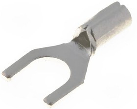 ST-093/1, Наконечник: вилка, M3, 0,1-0,5мм2, обжим, на провод, луженые, медь