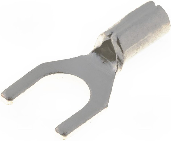 ST-093/1, Наконечник: вилка, M3, 0,1-0,5мм2, обжим, на провод, луженые, медь