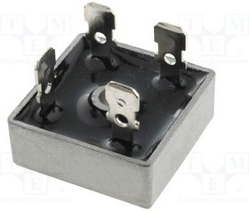 KBPC5001, Диодный мост: однофазный, Urmax: 100В, If: 50А, Ifsm: 500А, MB-25