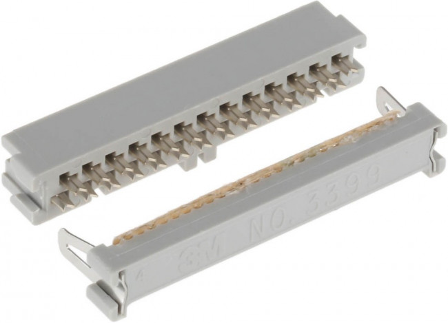 3399-6600, 26-Way IDC Connector Socket for Cable Mount, 2-Row