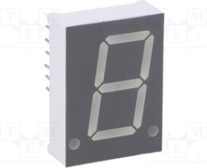 KW1-802CSA, Дисплей: LED, 7-сегментный, 20,4мм, 0,8", II.зн: 1, красный, катод KW1-802CSA, Дисплей: LED, 7-сегментный, 20,4мм, 0,8", II.зн: 1, красный, катод
