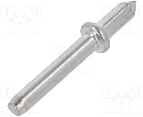 1365F.68, Наконечник: штыревой соединитель под пайку, THT, луженые, латунь