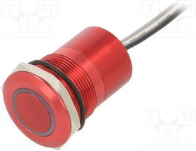 BG-MC22MORRG, Переключатель: емкостный, Пол: 2, SPST-NO, 0,01A/12ВDC, IP68, 20мОм