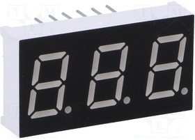 LTD040BAG-101, Дисплей: LED, 7-сегментный, 10,16мм, 0,4", II.зн: 3, зеленый, 6,5мкд LTD040BAG-101, Дисплей: LED, 7-сегментный, 10,16мм, 0,4", II.зн: 3, зеленый, 6,5мкд