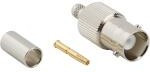031-327-RFX, Conn BNC F 50Ohm Crimp ST Cable Mount Gold 031-327-RFX, Conn BNC F 50Ohm Crimp ST Cable Mount Gold