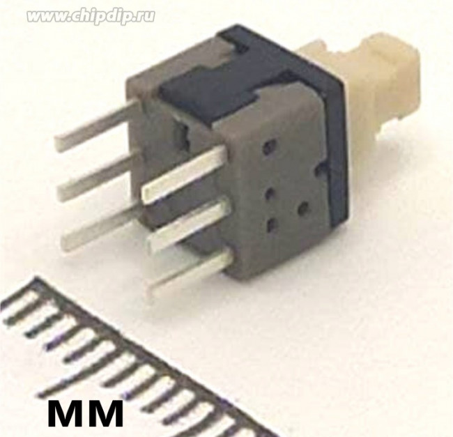 Микропереключатель с фиксацией, 5.8x5.8x10mm (PS-5850A-6PL)