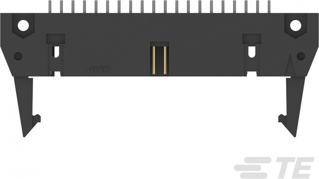 5-826648-0, AMPMODU MOD II Series Straight Through Hole Pin Header, 50 Contact(s), 2.54mm Pitch, 1 Row(s)