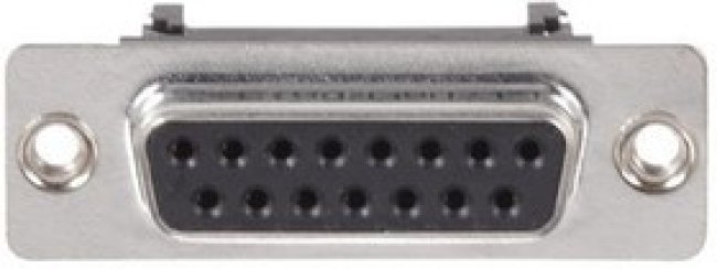L17DAFRDA15S, D-Sub Standard Connectors IDC FEMALE 15P FLAT RIBBON CABLE