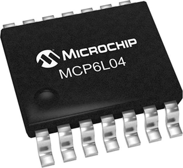 MCP6L04T-E/ST, Operational Amplifiers - Op Amps Quad 1.8V 1MHz OP E temp