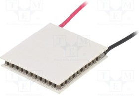 PM-30X30-18, Модуль: элемент Пельтье, 8,5В, 3,3А, 30x30x4,7мм, 18Вт, 16AWG, 68°C
