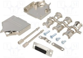 MHDM-15-DBS-K, Разъем D-Sub; PIN: 15; вилка; "мама"; прямой; пайк